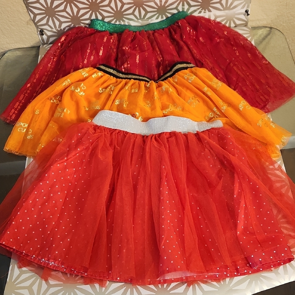 Disney Red and Orange Dance Costumes